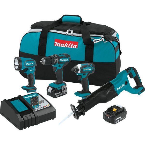 Makita COMBO KIT 18V LXT LITHIUM-ION 4PC MPXT440